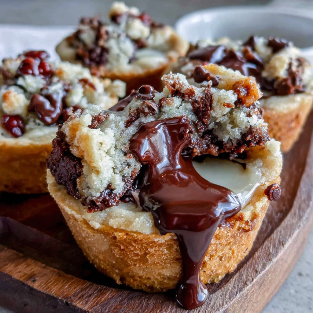 Brownie Cookie Dough Cups