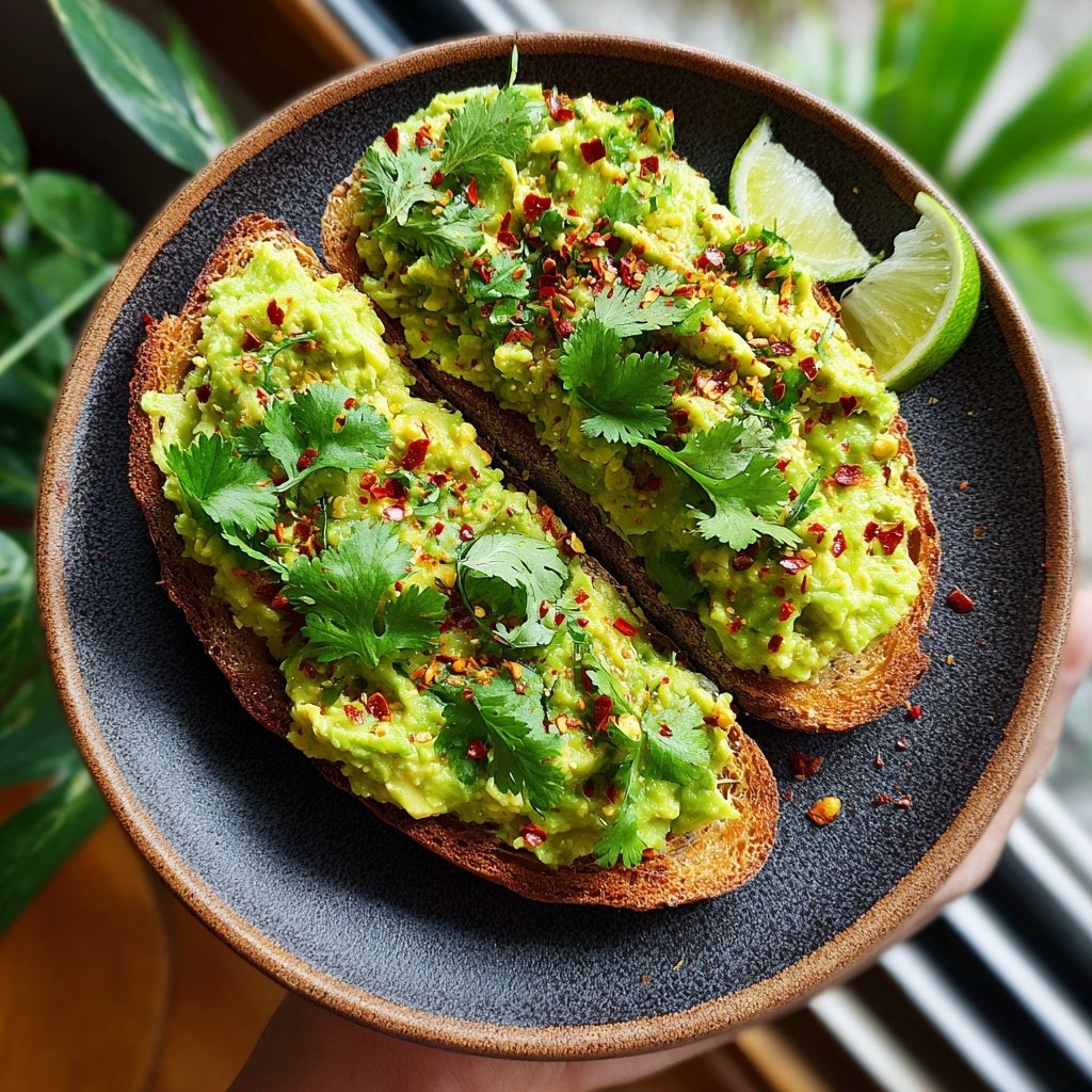 Chili Lime Avocado Toast