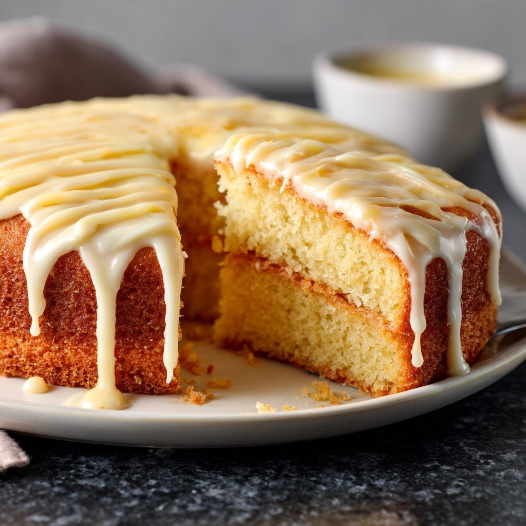 Dessert Vanilla Sponge Cake